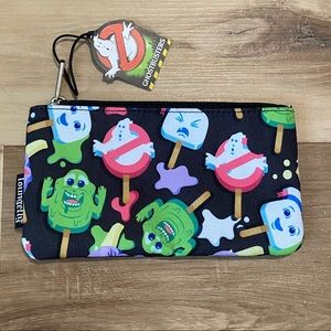 New with tags - RARE Loungefly Ghostbusters Ghost Candy zip pouch